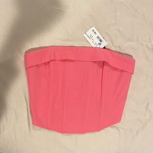 Papermoon Strapless Pink Corset NWT Barbie vibes 💛